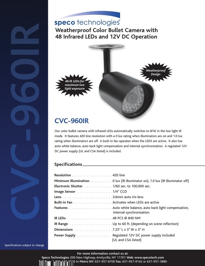 Speco CVC-960IR User manual