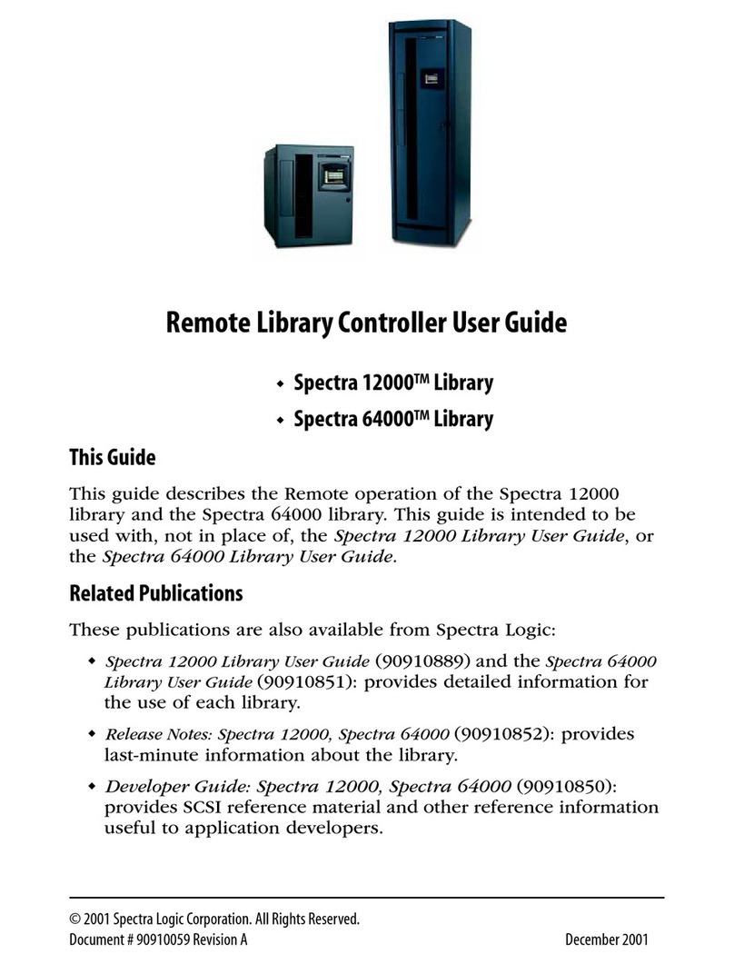 Spectra Logic Spectra 12000 user guide