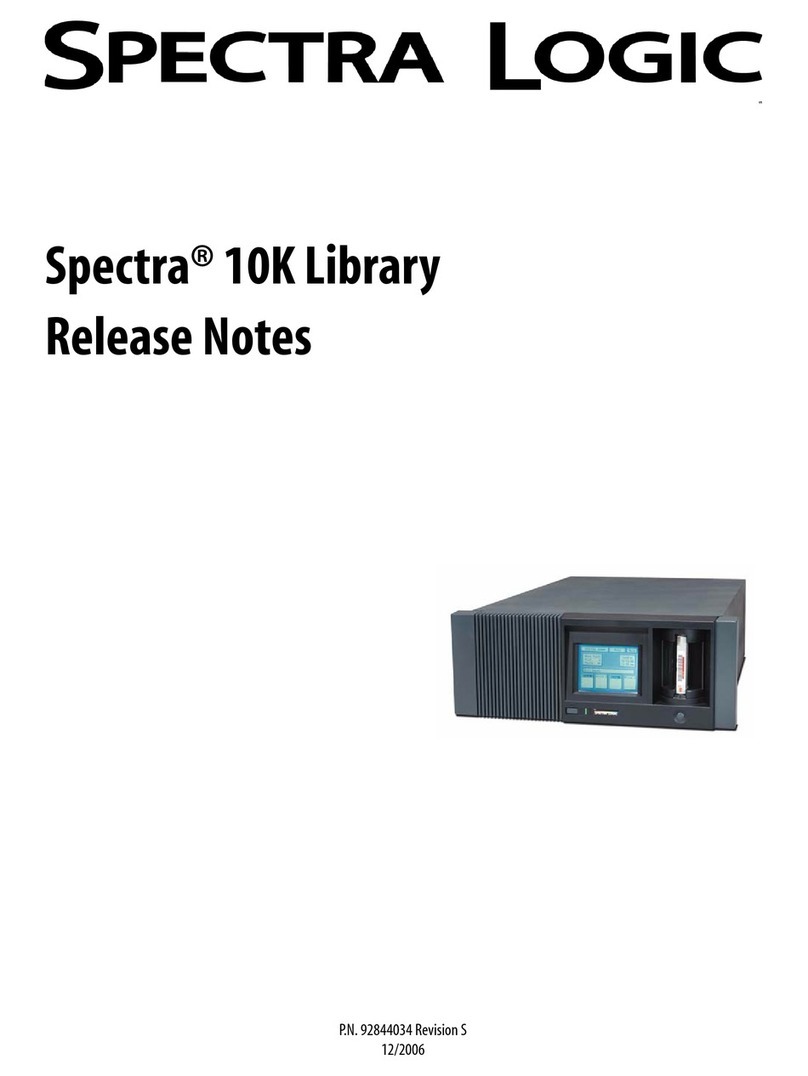 Spectra Logic Spectra 10K Instruction Manual