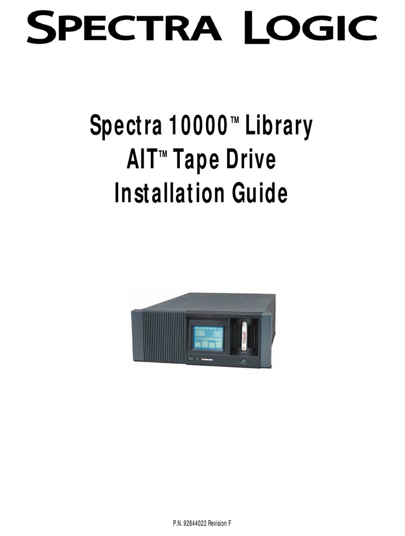 Spectra Logic Spectra 10000 User manual
