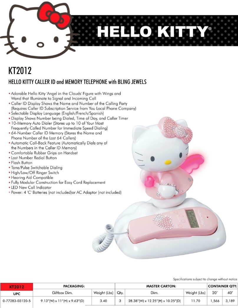 Hello Kitty KT2012 User manual