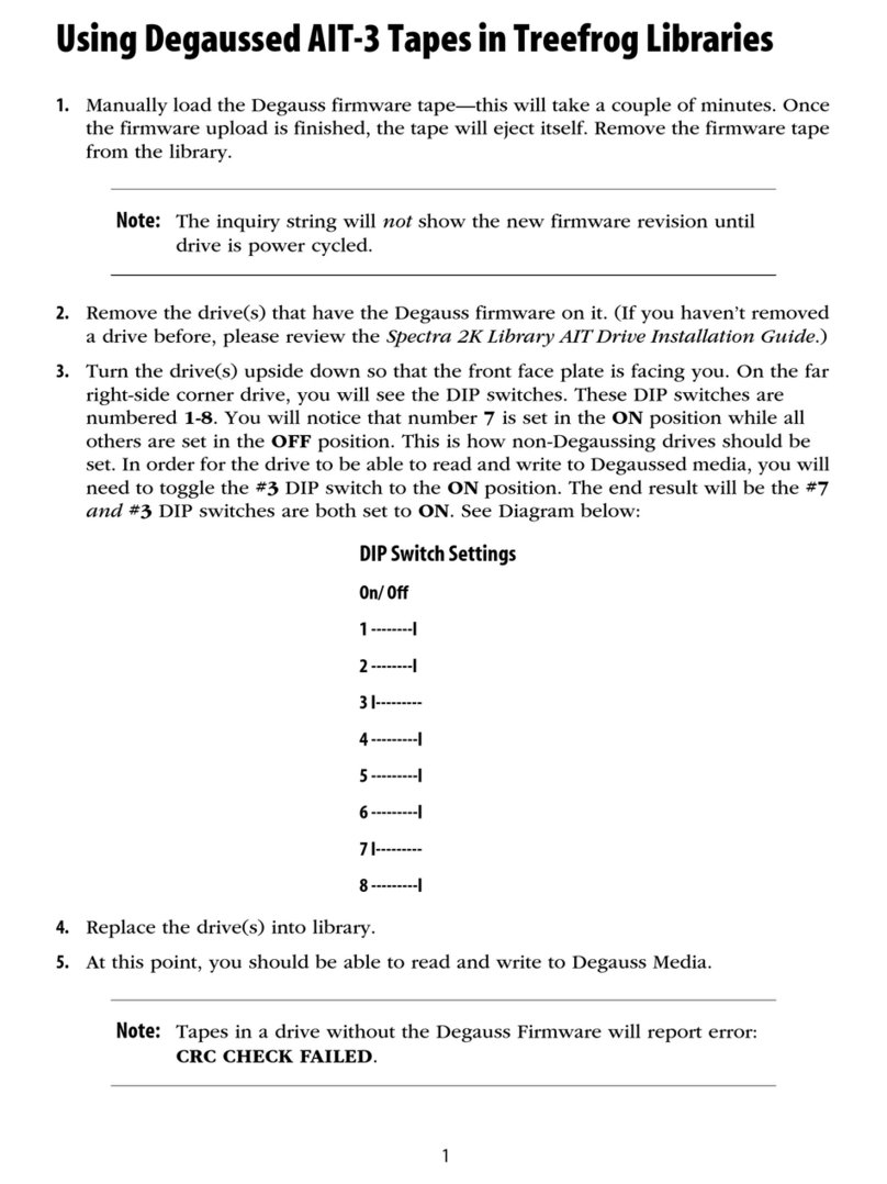Spectra Logic AIT-3 User manual