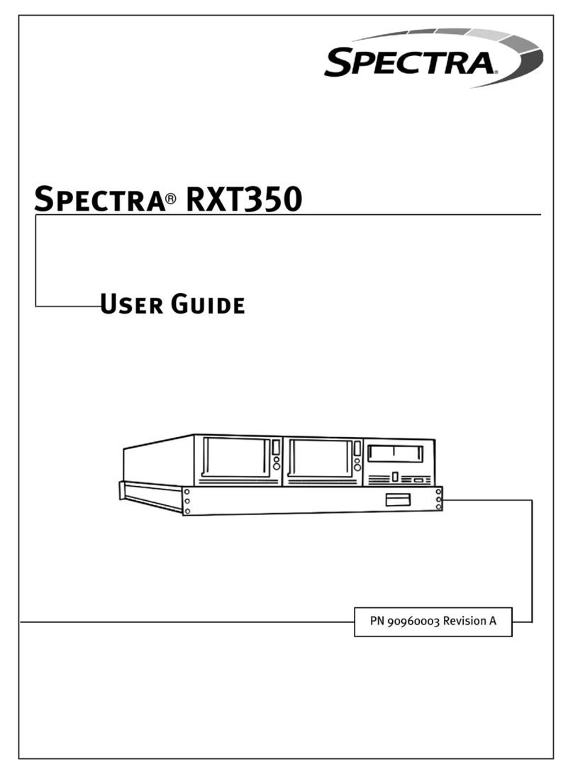 Spectra Logic Spectra RXT350 User manual