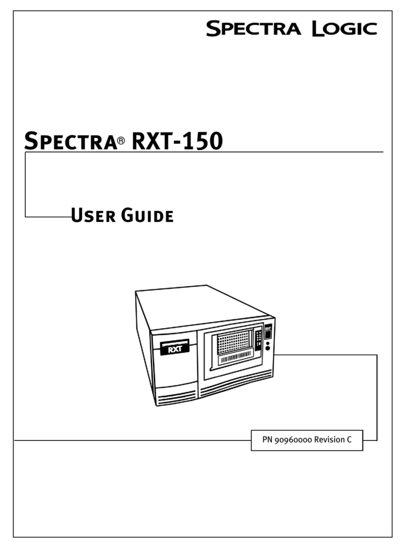 Spectra Logic Spectra RXT150 User manual