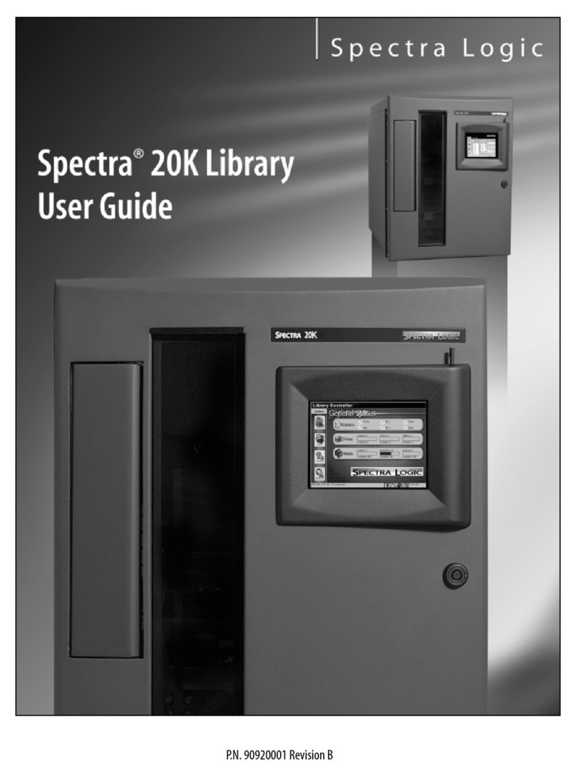 Spectra Logic Spectra 20K User manual Spectra Logic Spectra 20K User manual