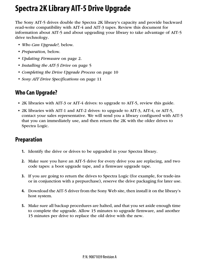 Spectra Logic Spectra 2k Manual