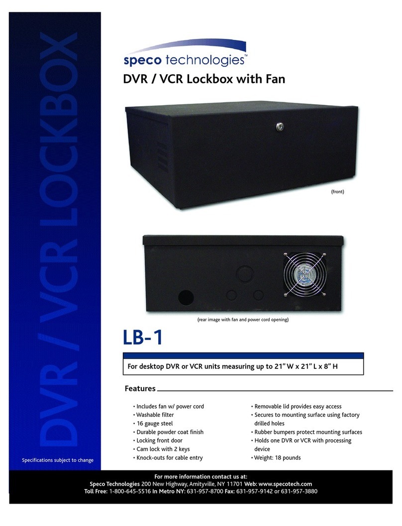 Speco LB-1 Owner's manual