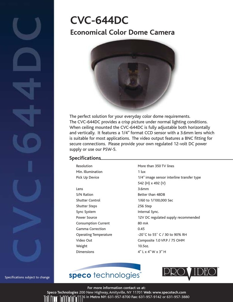 Speco CVC-644DC User manual