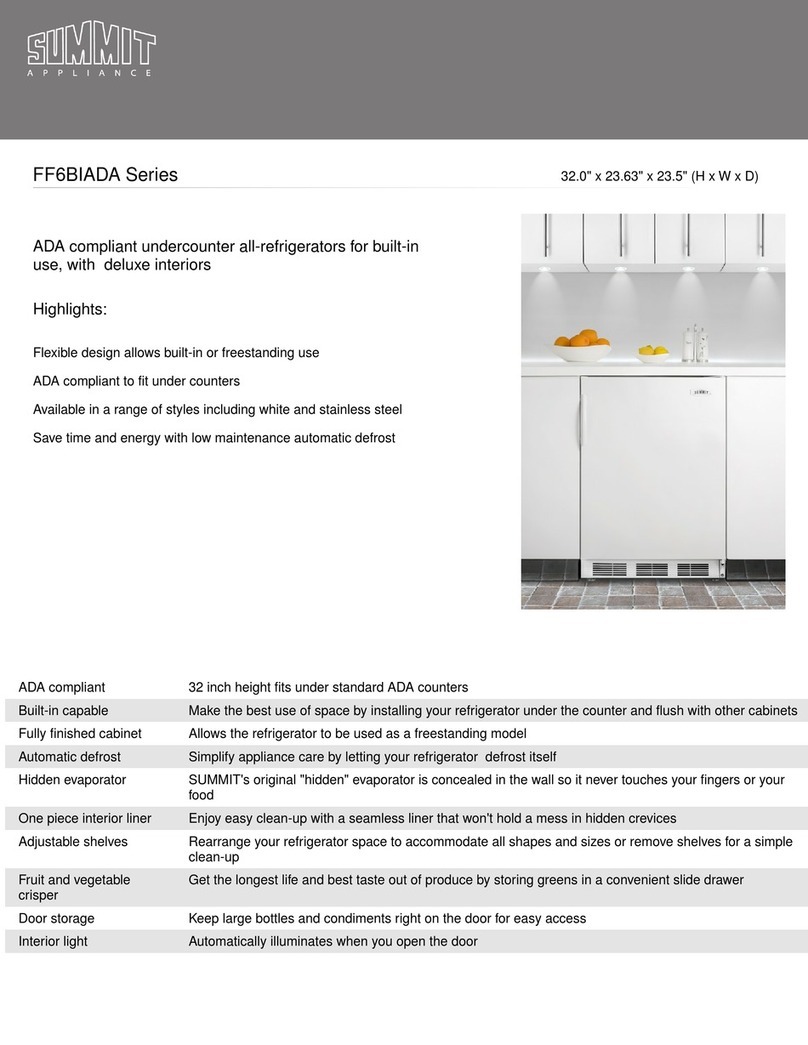 Summit FF6BIADAFR User manual Summit FF6BIADAFR User manual