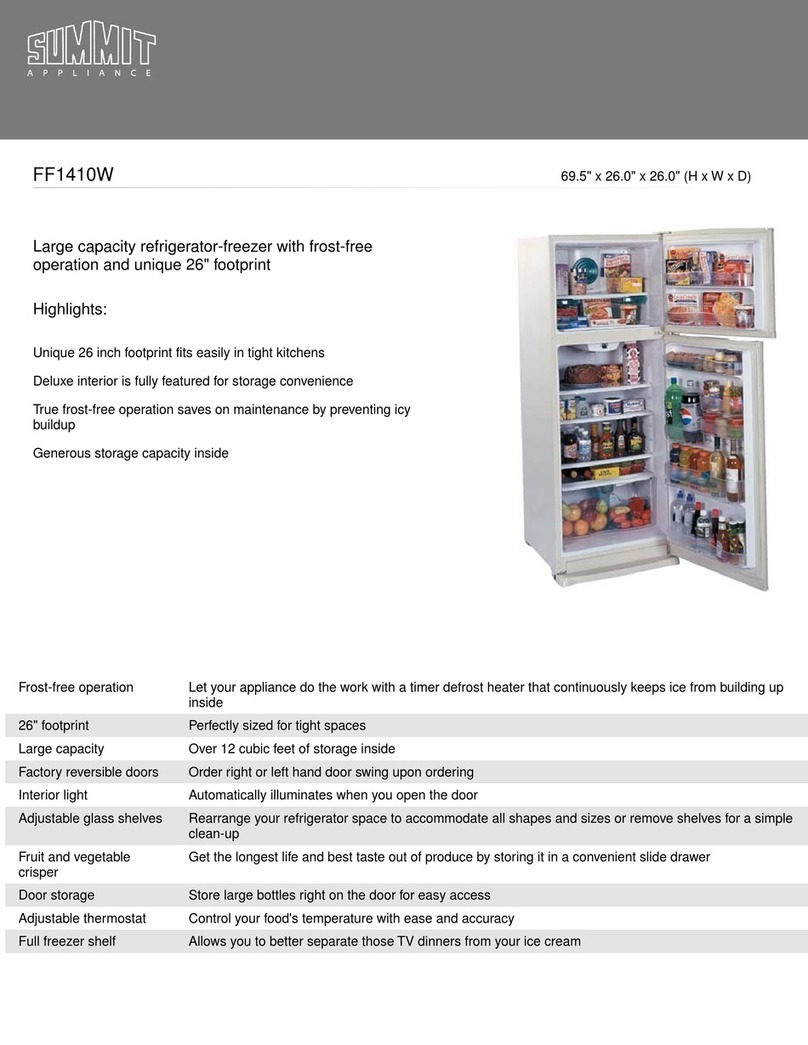 Summit FF1410 User manual