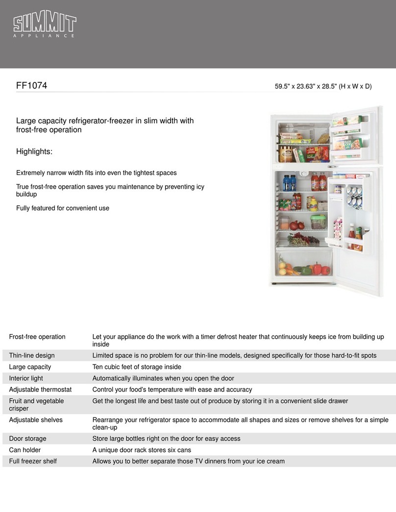 Summit FF-1074 Series User manual Summit FF-1074 Series User manual