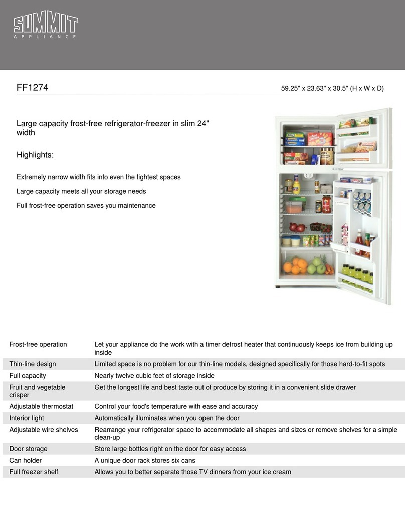 Summit FF-1274 Series Specifications