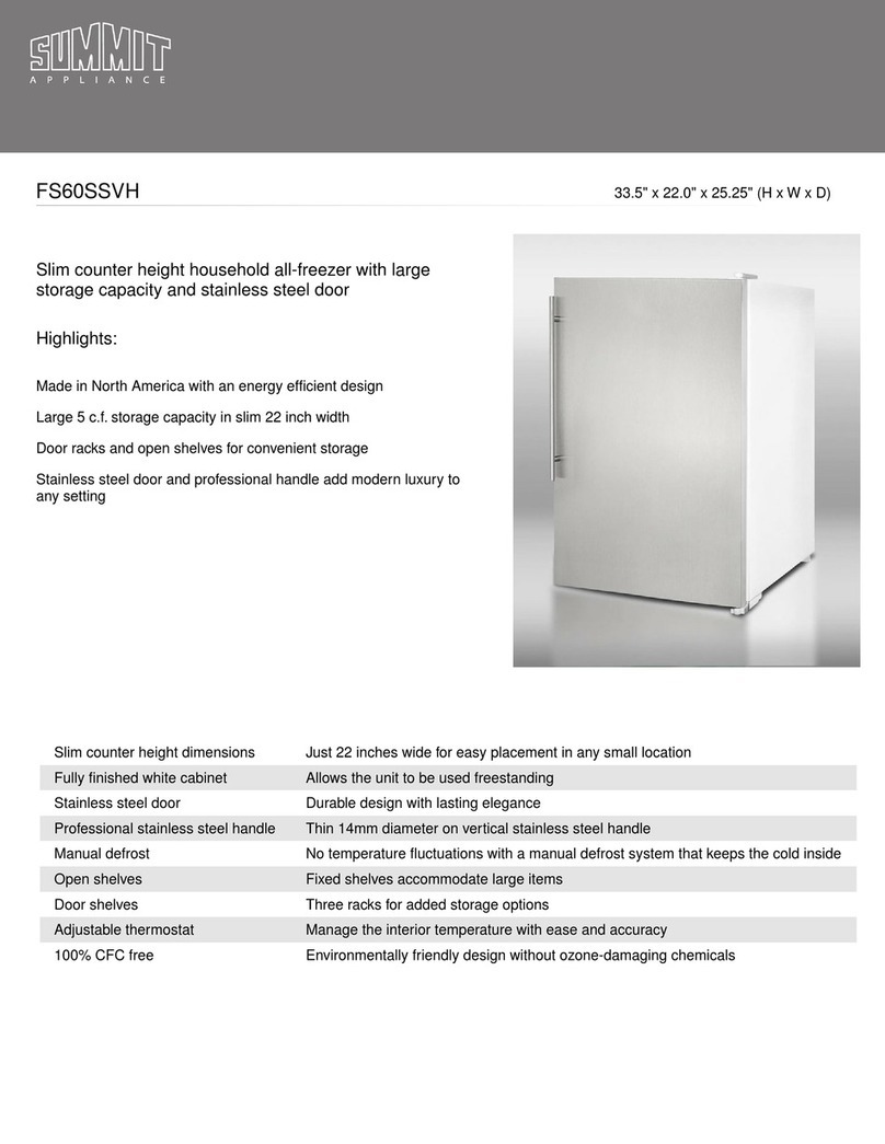 Summit FS60SSVH Specifications
