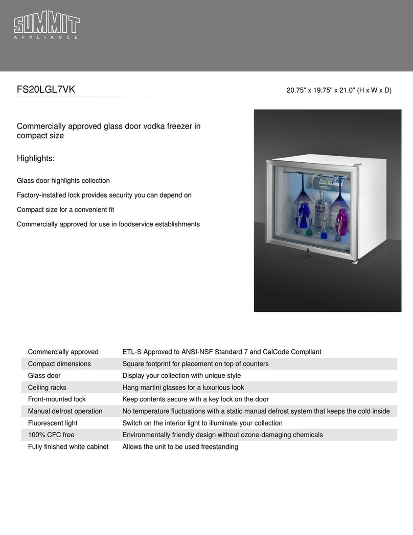 Summit FS20LGL7VK User manual Summit FS20LGL7VK User manual