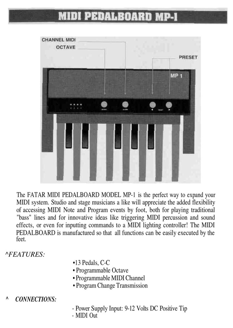 Fatar MP-1 user guide