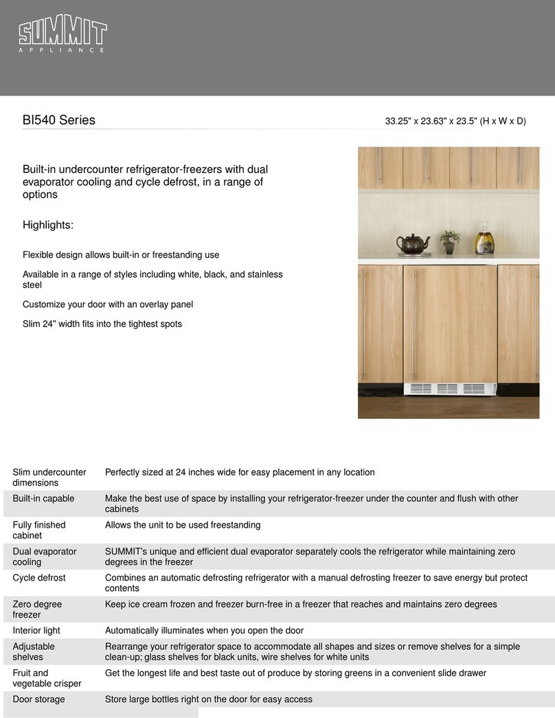 Summit BI540 SERIES User manual