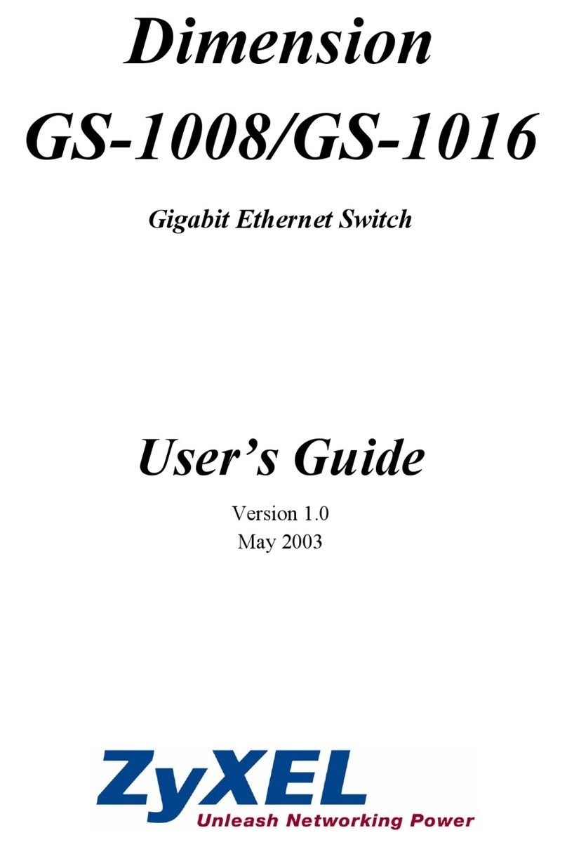 ZyXEL Communications ZyXEL Dimension GS-1008 user guide