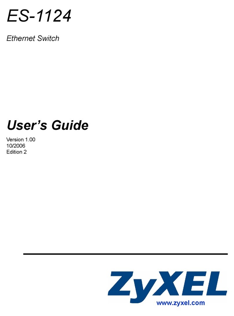ZyXEL Communications DIMENSION ES-1124 User manual
