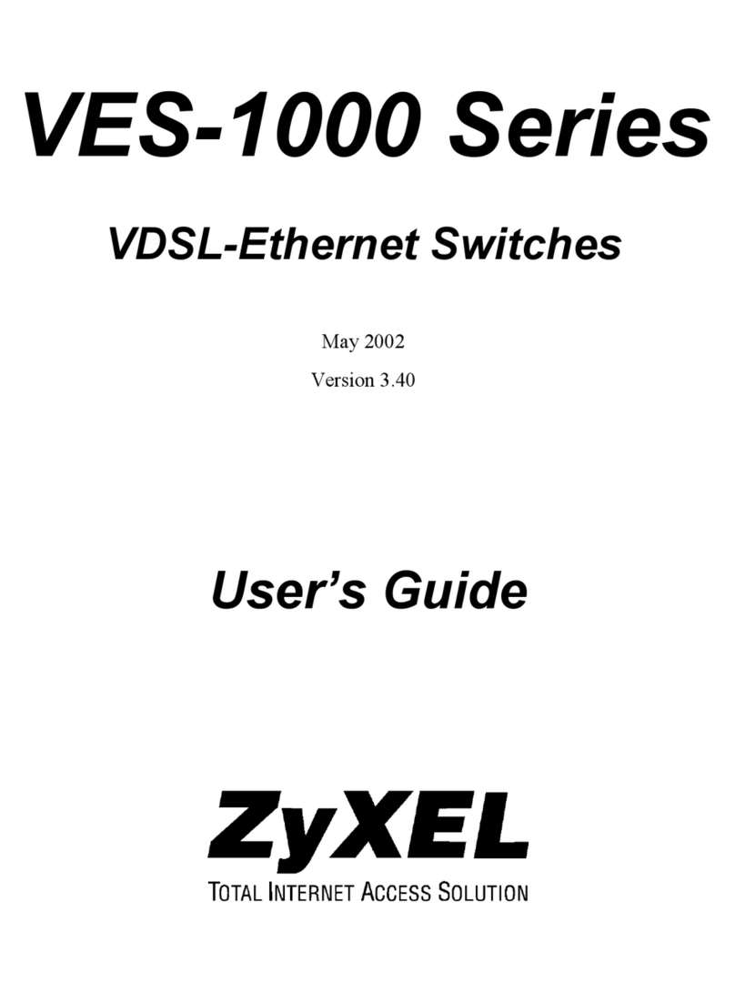 ZyXEL Communications VES-1000 Series user guide
