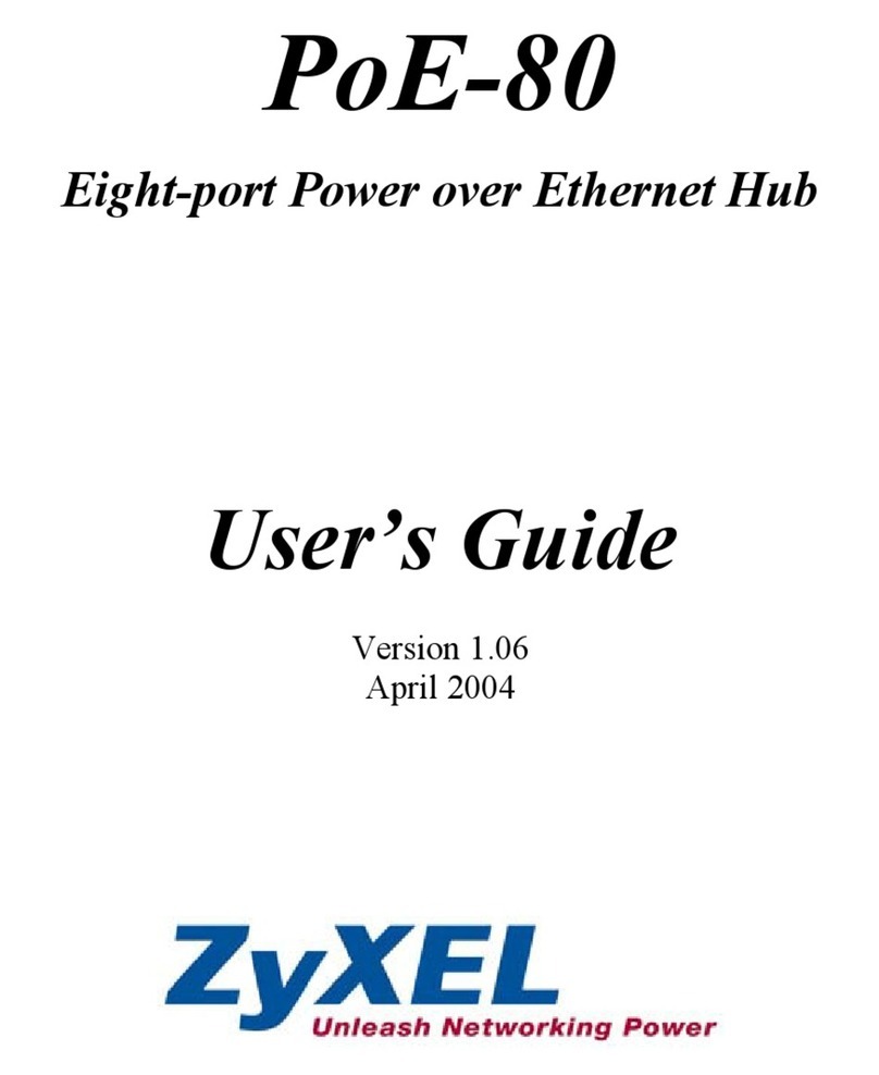 ZyXEL Communications PoE-80 user guide
