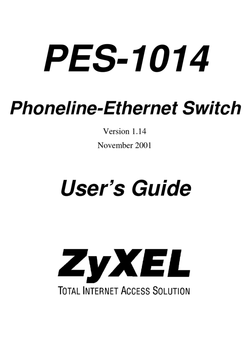 ZyXEL Communications PES-1014 User manual