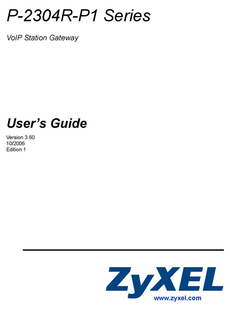 ZyXEL Communications P-2304R-P1 Series User manual