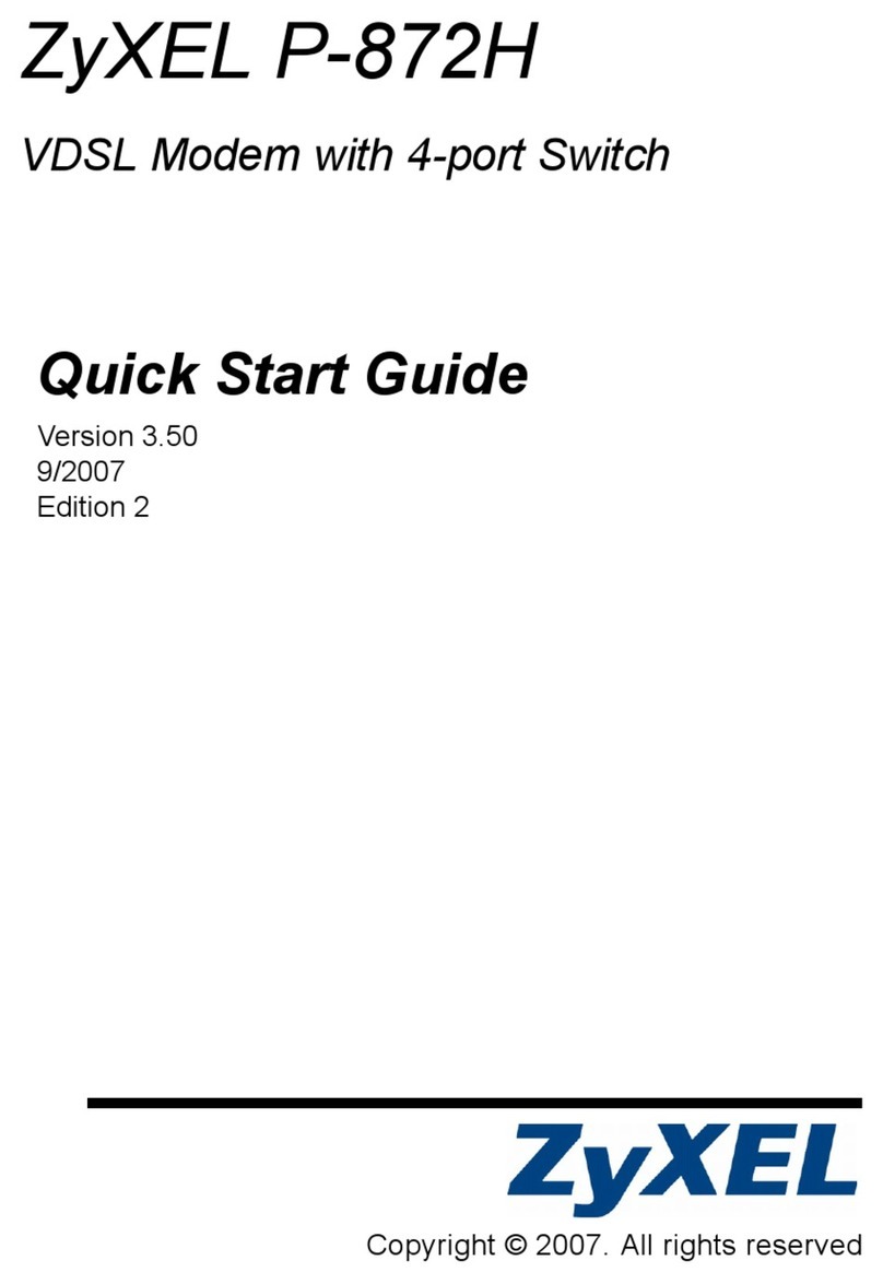 ZyXEL Communications ZyXEL P-872H User manual