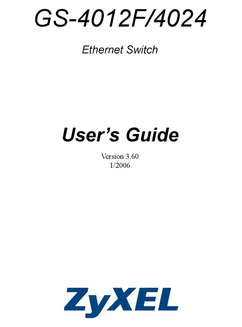 ZyXEL Communications GS-4012F user guide