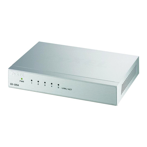 ZyXEL Communications GS-105A User manual ZyXEL Communications GS-105A User manual