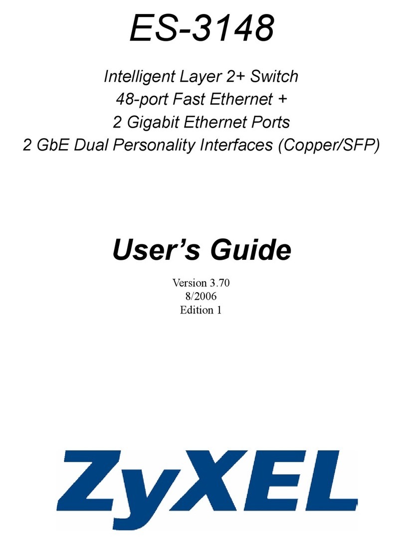 ZyXEL Communications Dimension ES-3148 user guide