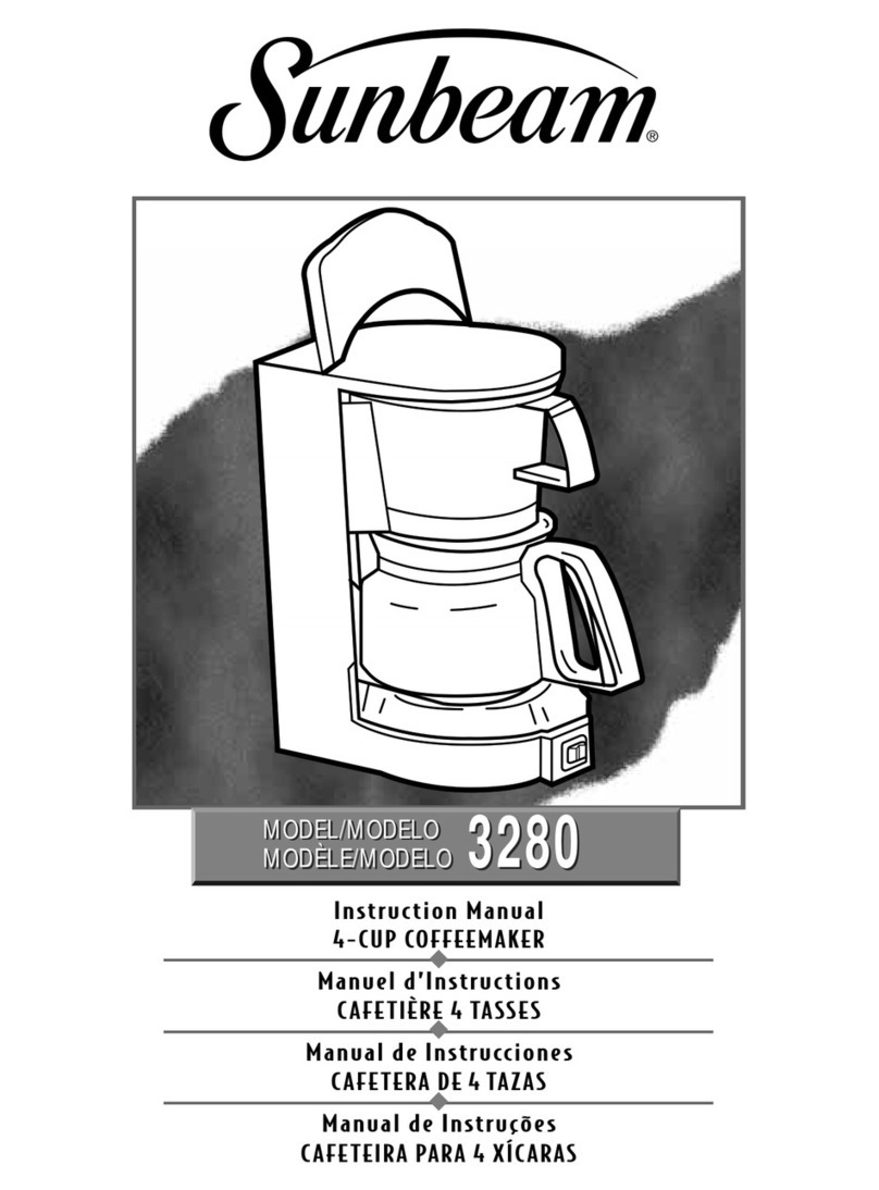 Sunbeam 3280 User manual