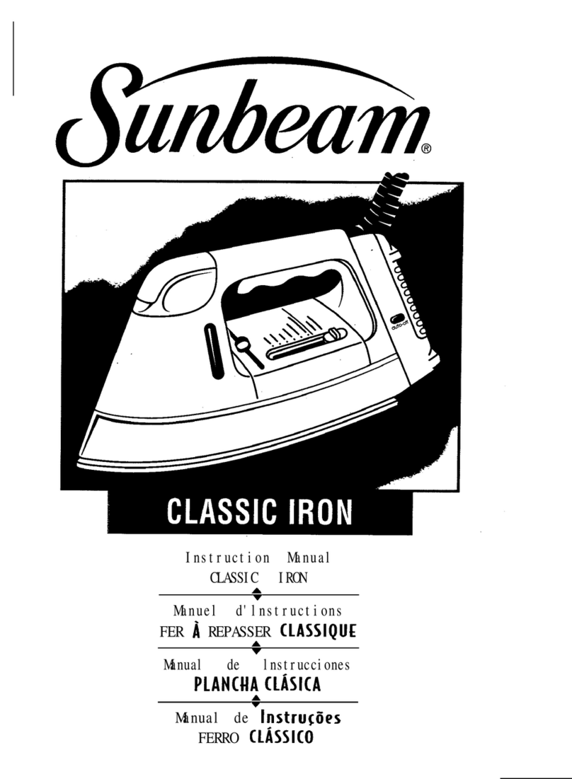 Sunbeam 3931 User manual