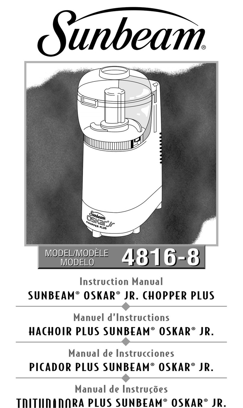 Sunbeam 4816-8 User manual