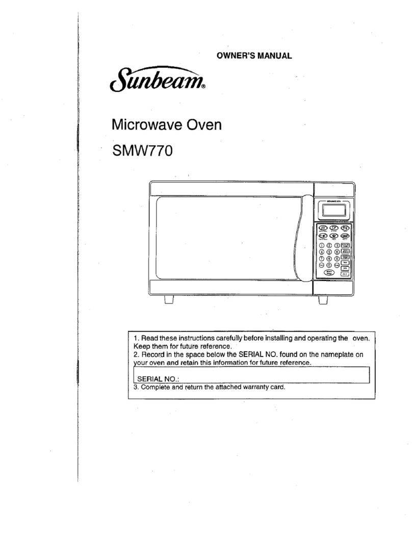 Sunbeam SMW770 User manual