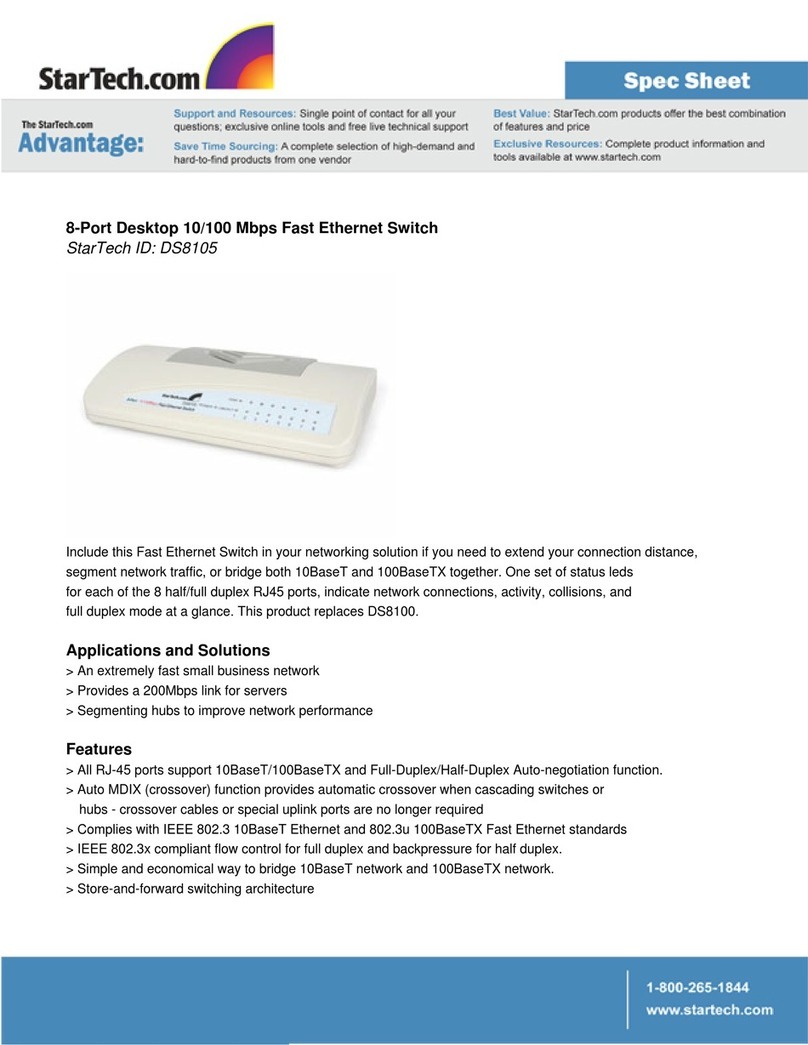 StarTech.com DS8105 System manual StarTech.com DS8105 System manual