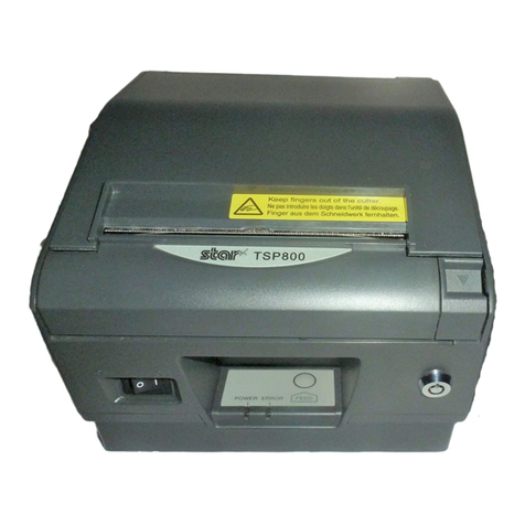 Star Micronics TSP800 Series User manual