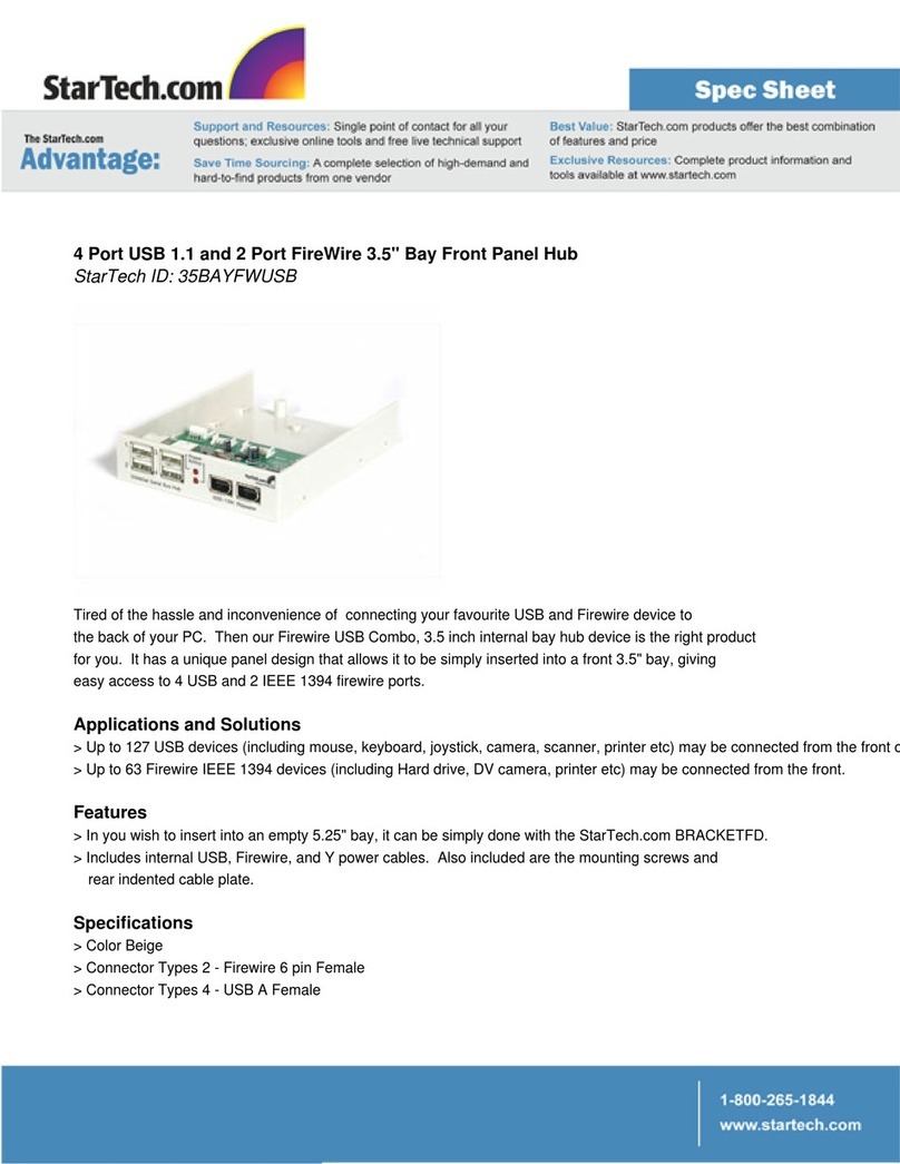 StarTech.com 35BAYFWUSB System manual