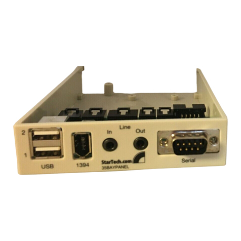 StarTech.com 35BAYPANEL System manual