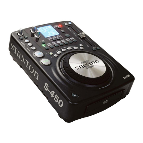 Stanton S-450 User manual Stanton S-450 User manual
