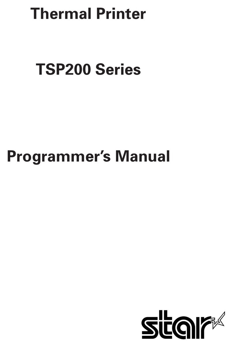 Star Micronics TSP200 Series Programmer's manual