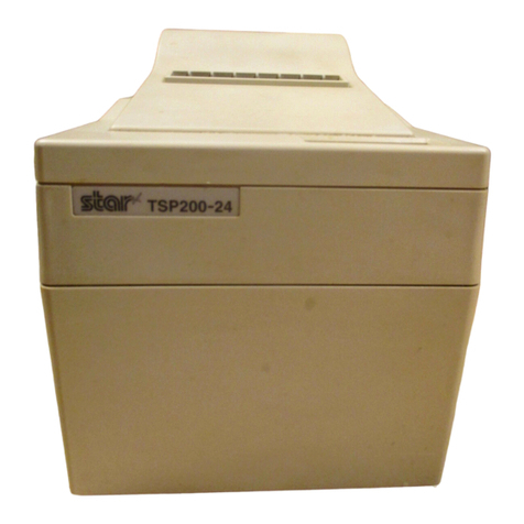 Star Micronics TSP200 Series User manual