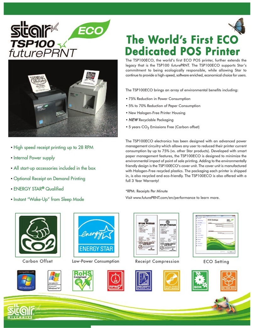 Star Micronics TSP100ECO Specifications