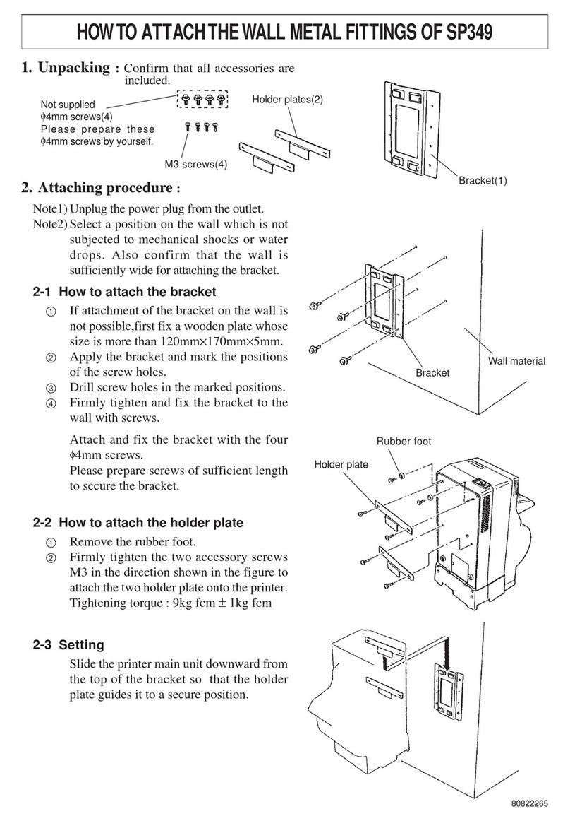 Star Micronics SP349 User manual