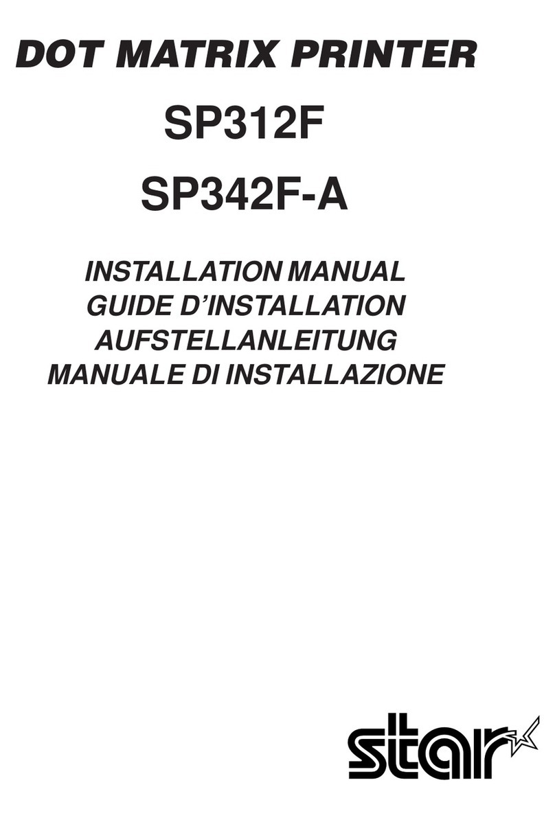 Star Micronics SP312F User manual