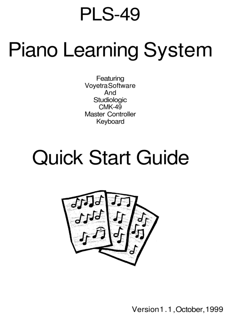Studio Logic PLS-49 User manual