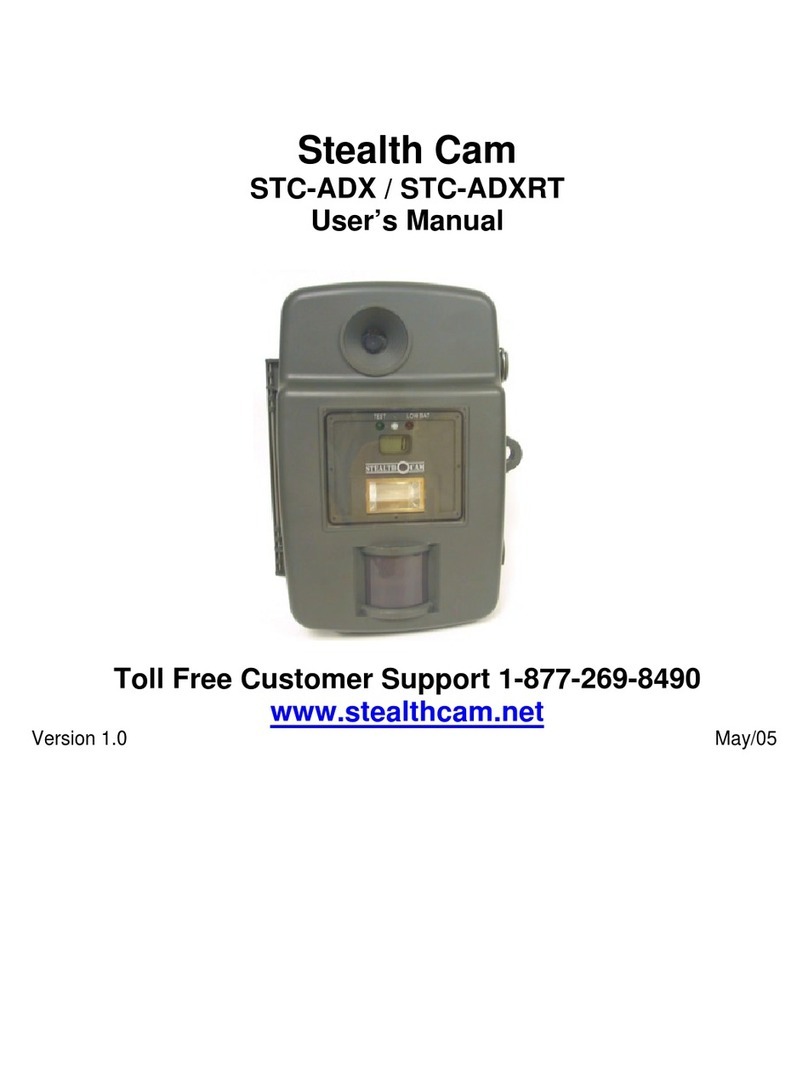 Stealth Cam STC-ADX User manual Stealth Cam STC-ADX User manual