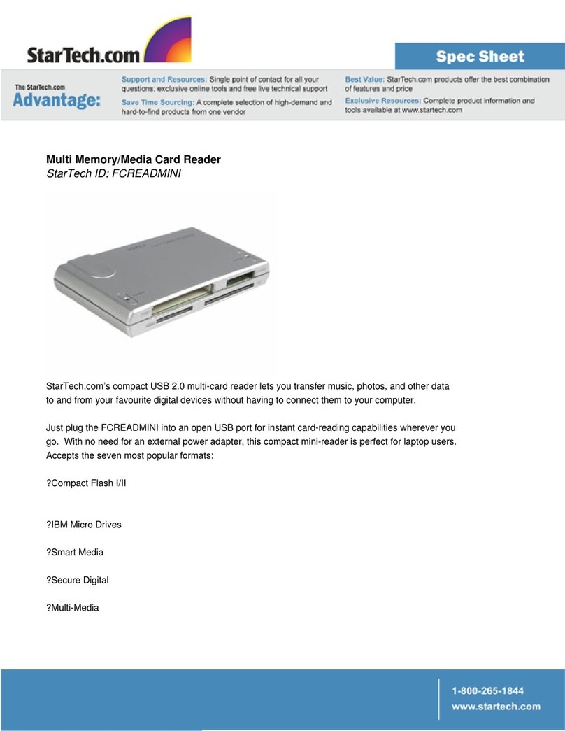 StarTech.com FCREADMINI User manual