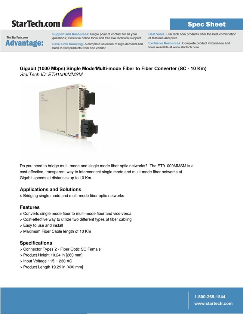 StarTech.com ET91000MMSM System manual StarTech.com ET91000MMSM System manual
