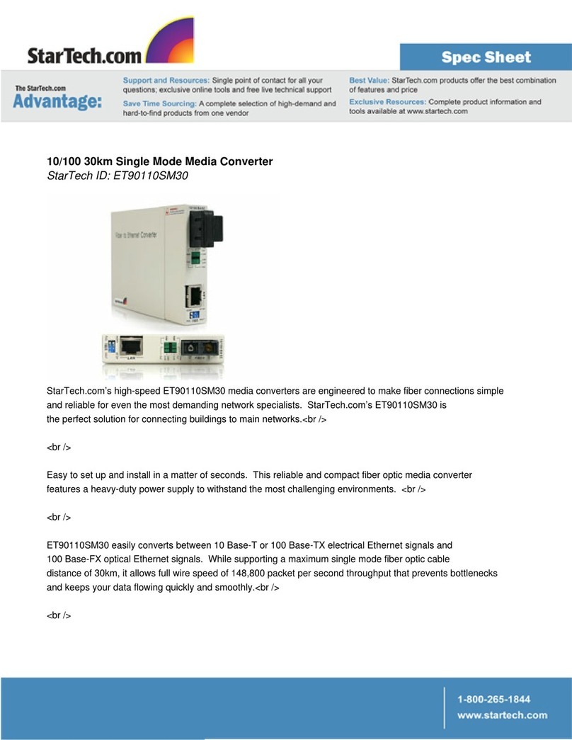 StarTech.com ET90110SM30 System manual