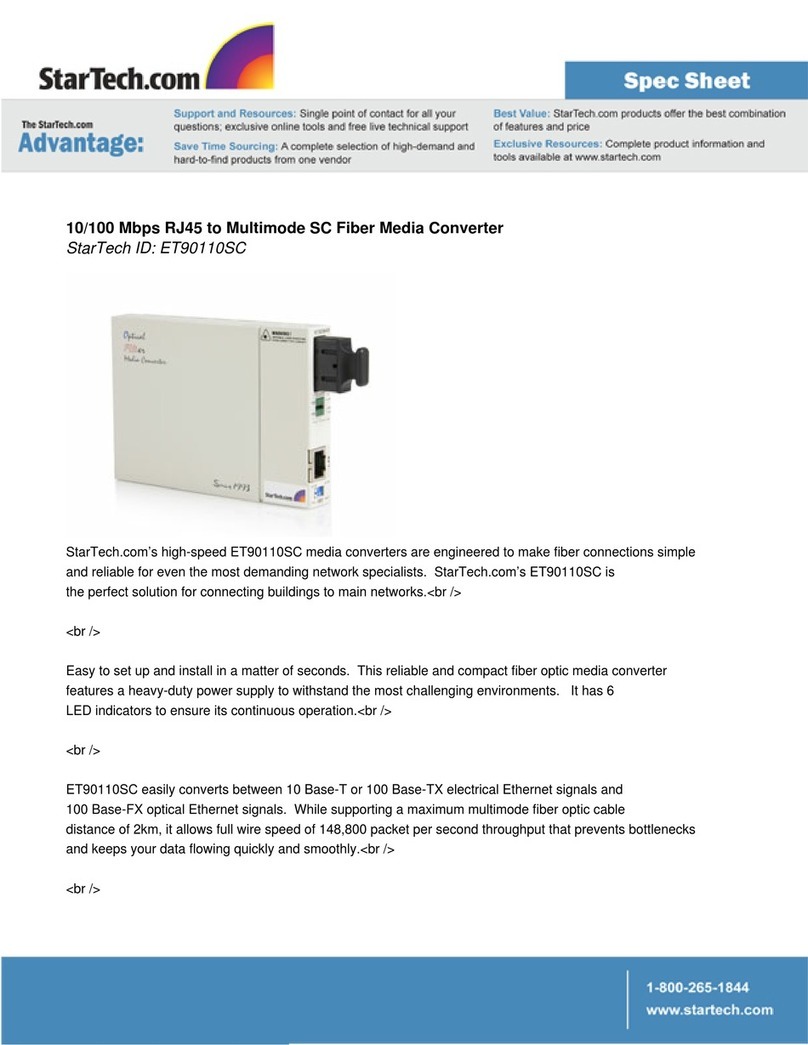 StarTech.com ET90110SC System manual StarTech.com ET90110SC System manual